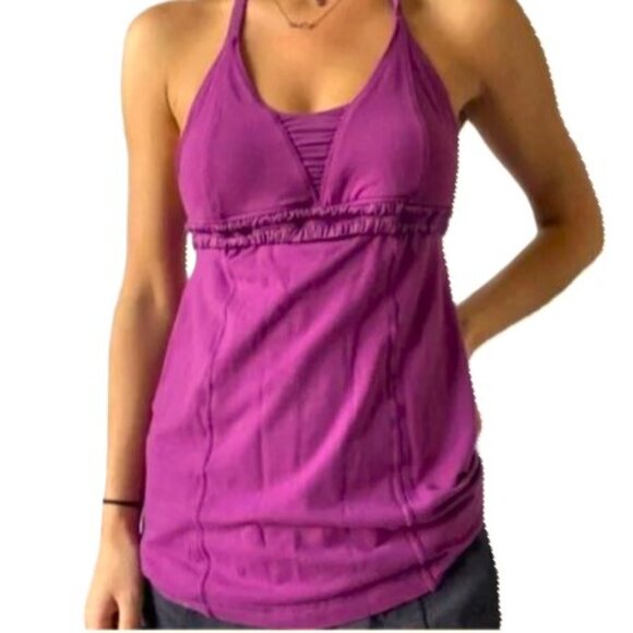 Lululemon DIGNITY halter tank top athletic yoga size 6 - Picture 2 of 12
